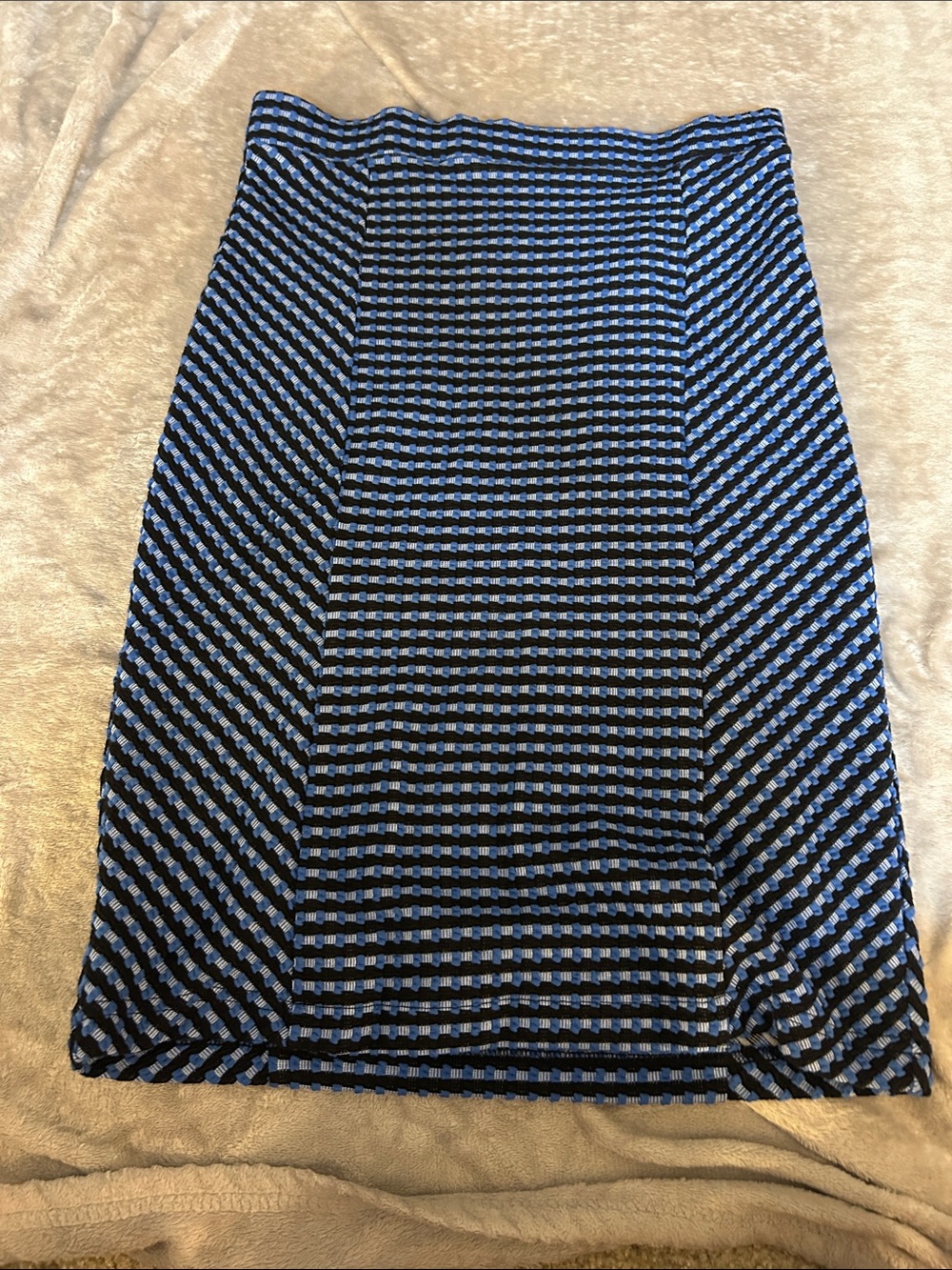NWT maeve (Anthro) textured indigo pencil skirt